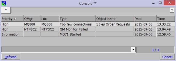 Monitoring Notification on Console